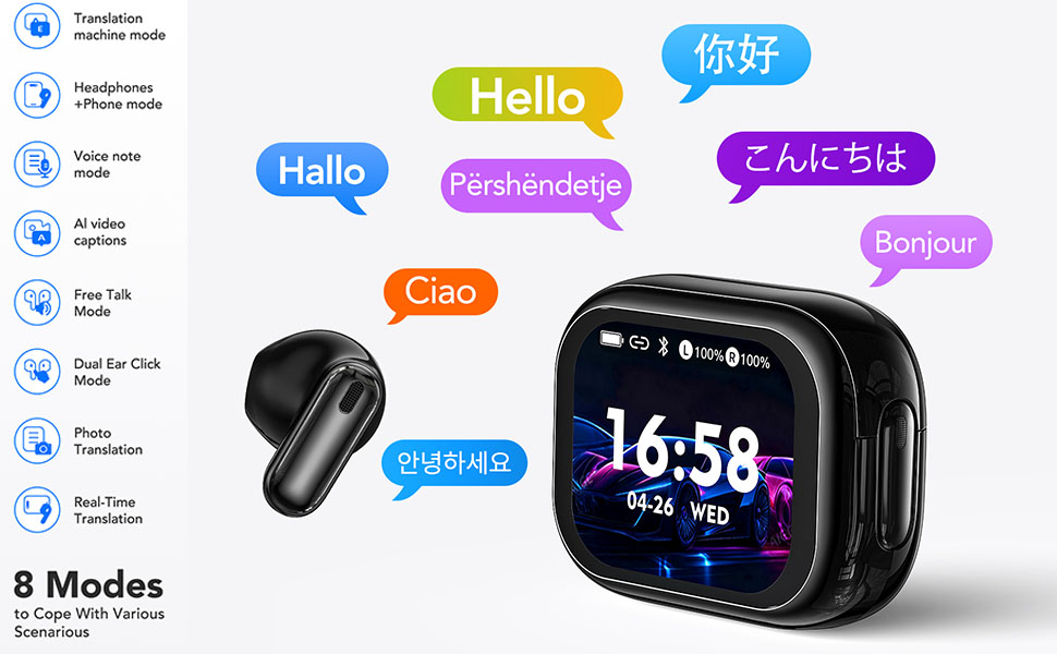 ear buds translators any language