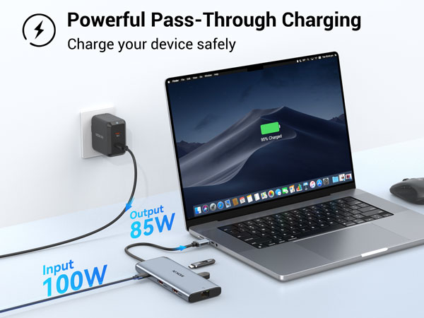USB-C Splitter Multiport Dongle for MacBook Pro