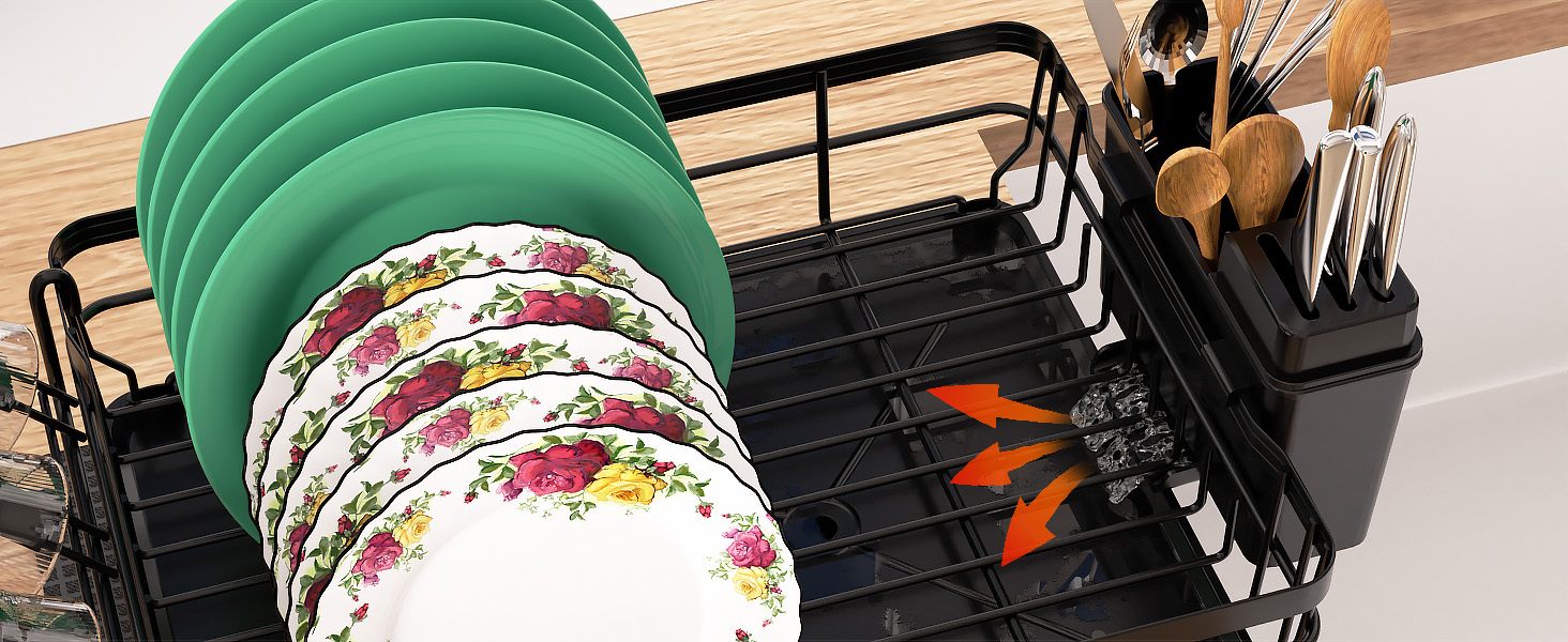 kitchen dish drying rack