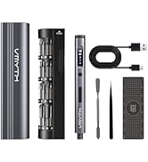 VMYTH iDriver ES1 3.7V Electric Screwdriver, Mini Precision Screwdriver Set, 60 Magnetic Bits, Ma...