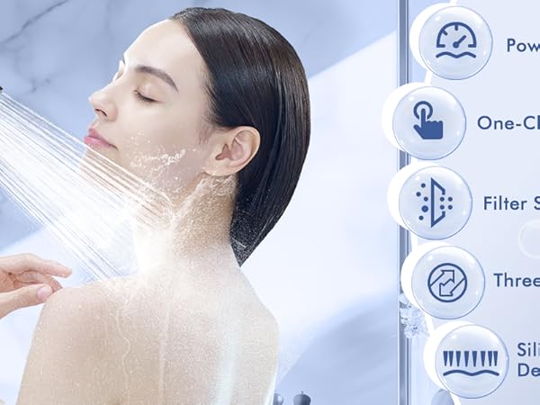 Black Shower head