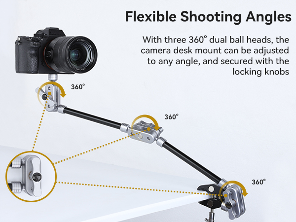 magic arm camera mount