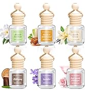 Vetuslumen 6 Pack Car Air Freshener for Women, Long Lasting Slow-Release Natural Essential Oil Sc...