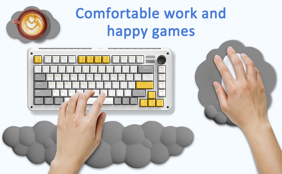 Comfortable work and happy games