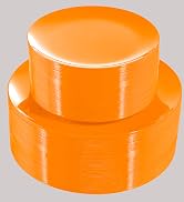 orange plastic plates