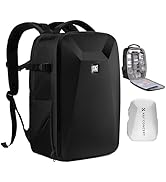 K&amp;F CONCEPT Camera Backpack,Hardshell Photography DSLR Camera Bag with 15-15.6 Inch Laptop Compar...