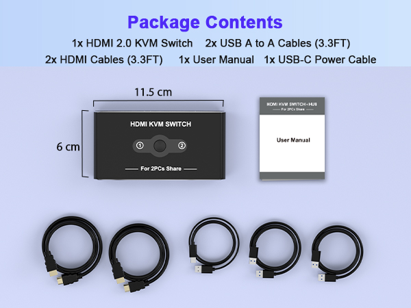 hdmi kvm switch 2 monitors 2 computers
