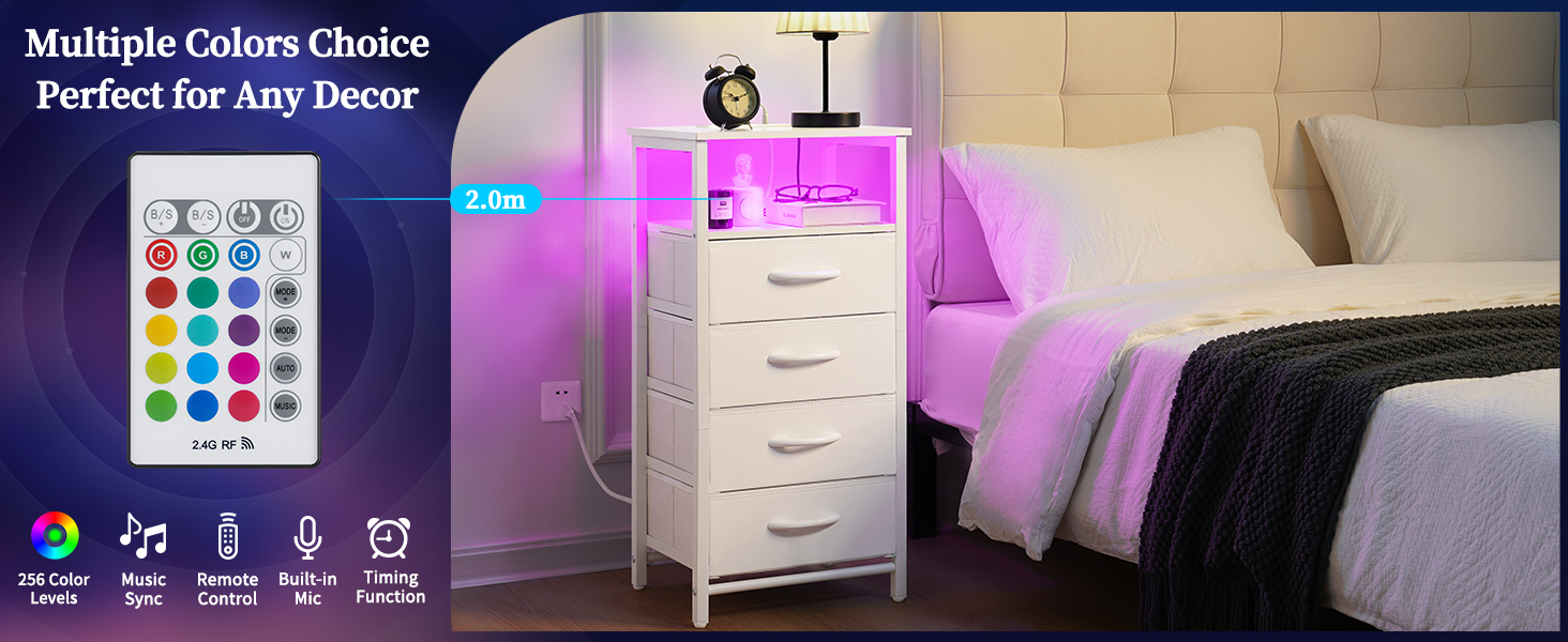 night stand with drawers