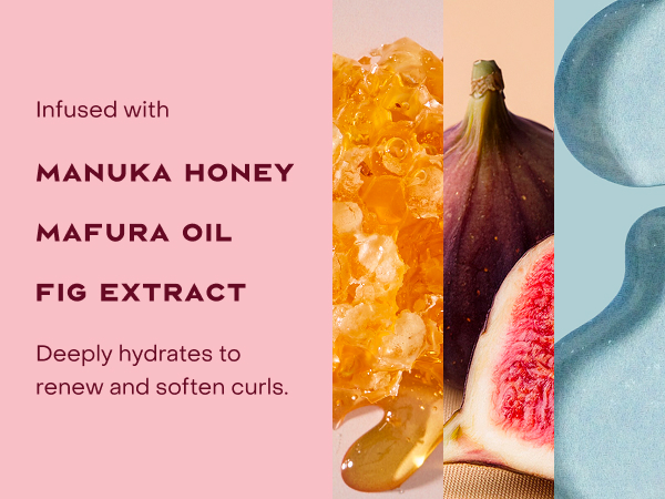 Image of formula infusion ingredients: manuka oil, mafura oil, and fig extract.