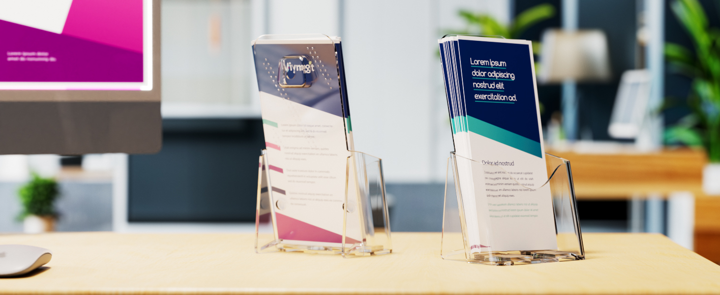 acrylic brochure holder