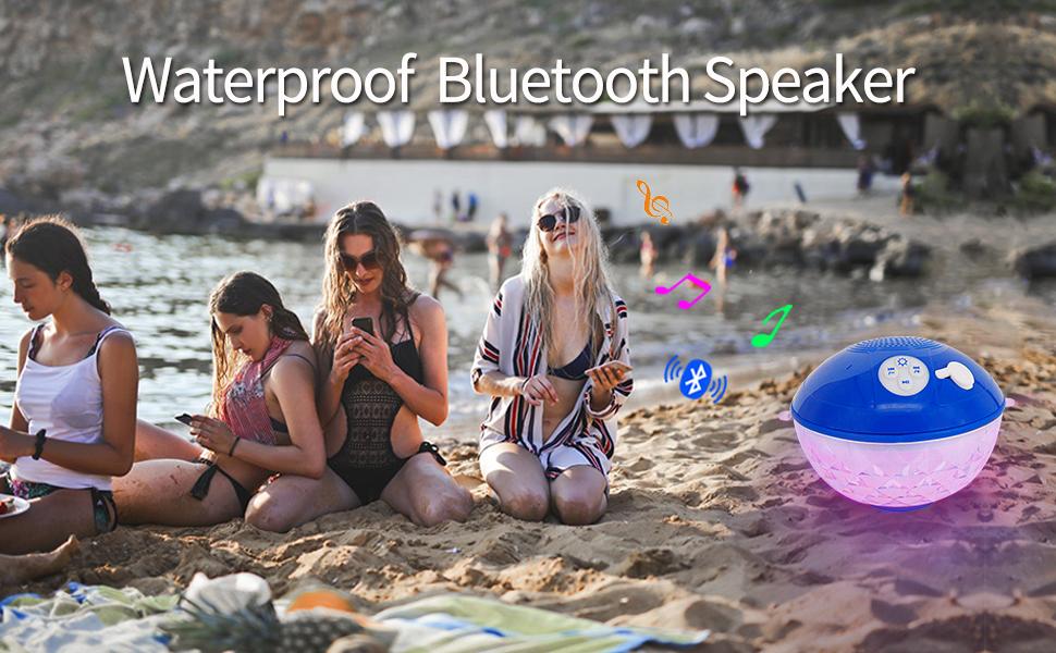Blufree waterproof bluetooth speaker