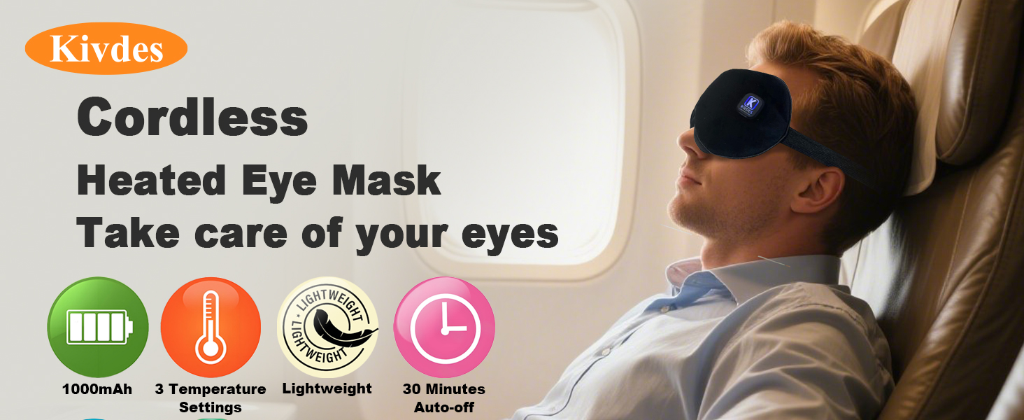 cordless Heated Eye Mask