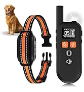 Dog Training Collar with Remote, 3300FT Dog Shock Collar for Small Medium Large Dogs, IPX7 Waterp...