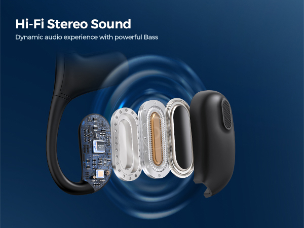 open ear headphones noise cancelling headphones open ear headphones with mic