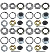 iBroPrat 4 Sets 3500 LB Boat Trailer Axle Bearing Kits, L68149 L44649 Bearing Kits, 171255TB/10-1...