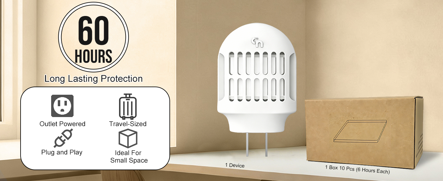 60 HOURS Long Lasting Protection