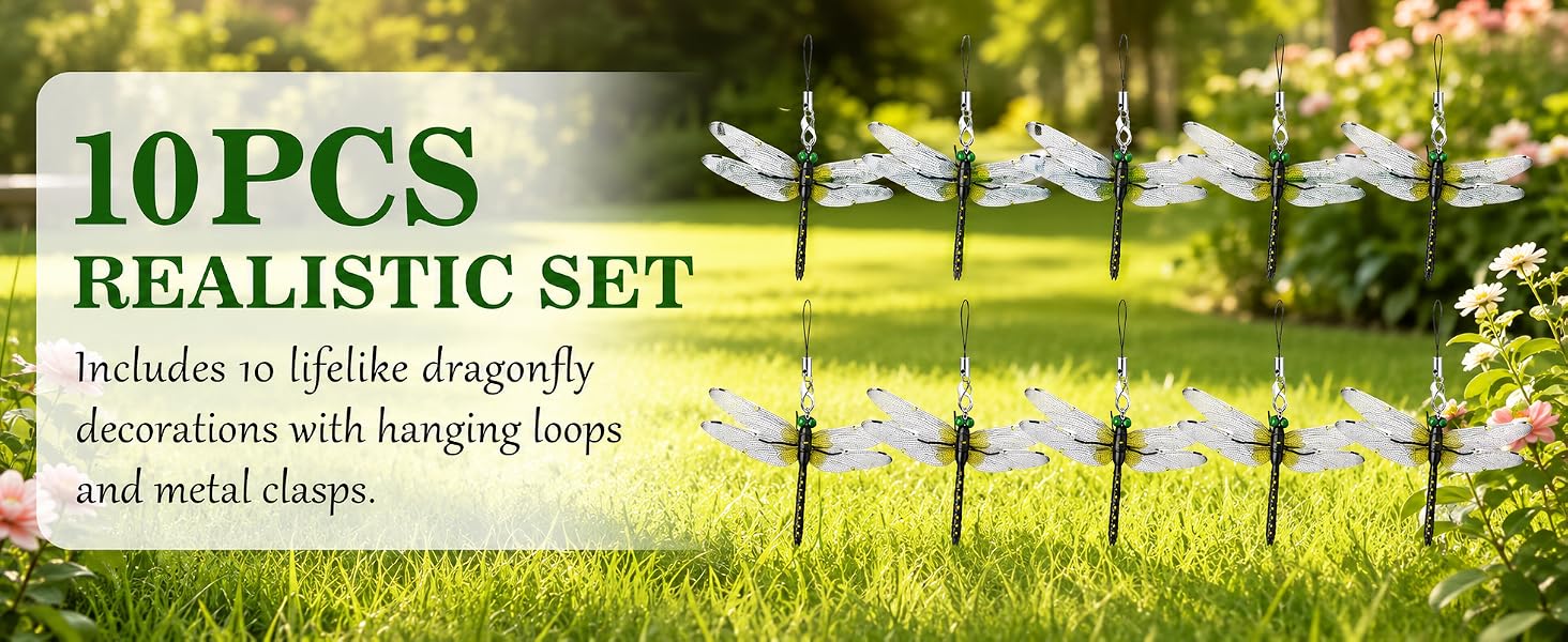 dragon fly clips for bugs repellent