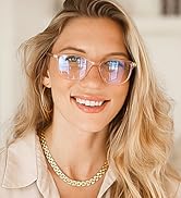 Madison Avenue Blue Light Blocking Glasses Anti Eyestrain UV Glare Blue Light Glasses for Women