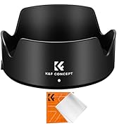 K&amp;F Concept Lens Hood for Canon RF 24-105mm F4-7.1 is STM,EF-S 18-135mm f/3.5-5.6 is USM Lens, Re...