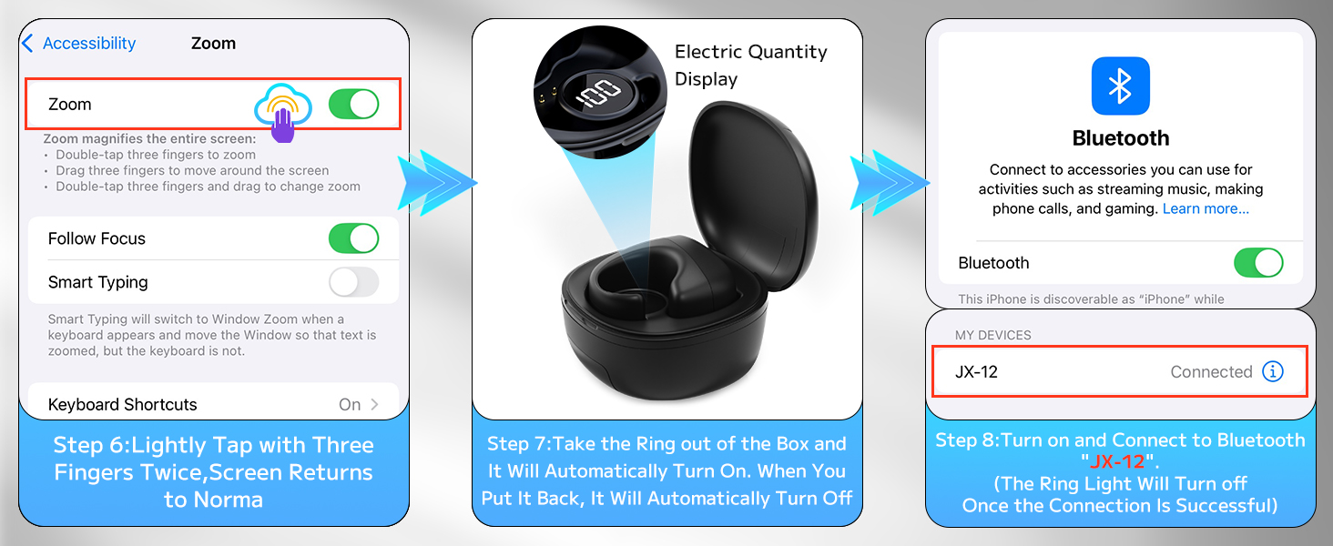 scrolling ring for iphone
