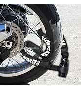 Bike Chain Lock, Heavy Duty Anti-Theft Bicycle Chain Lock, 2.72 Ft Security Bike Locks with 3 Key...