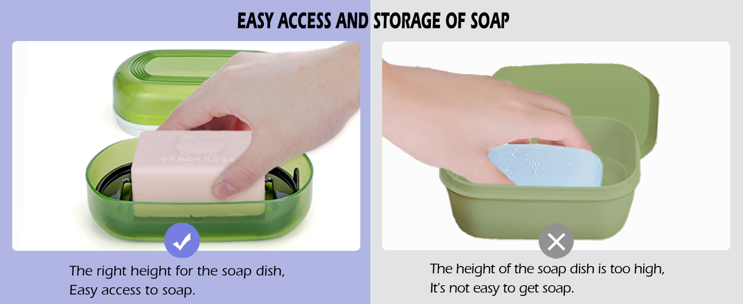 Plastic Large Travel Soap Case