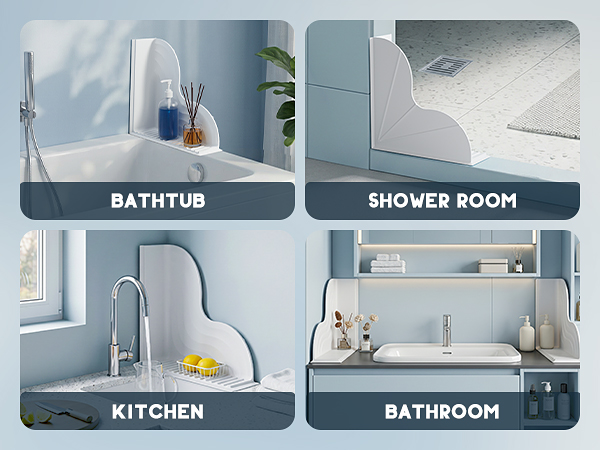 Shower Splash Guard Kit