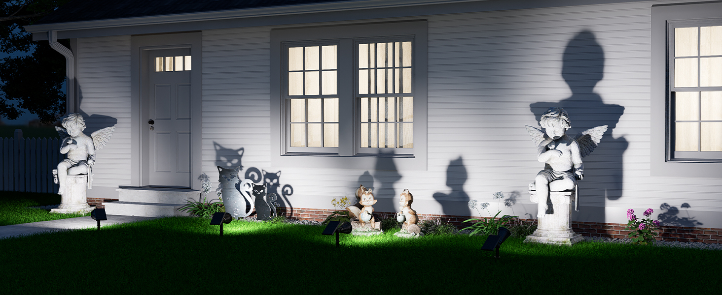 solar spot lights outdoor dusk to dawn