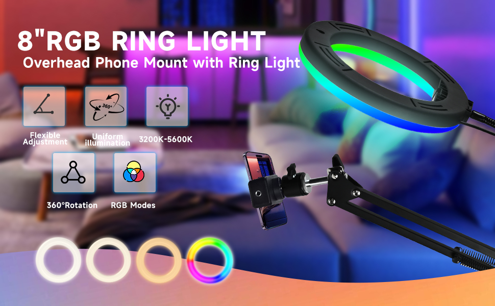 overhead phone mount