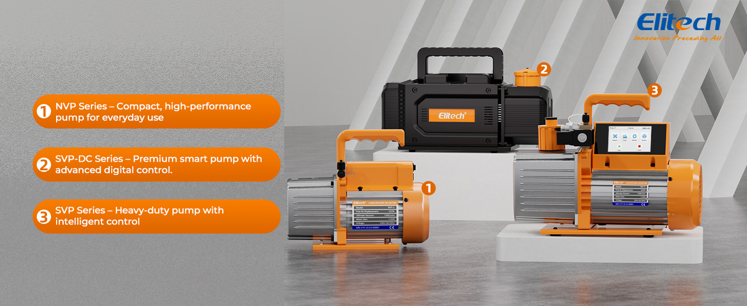 elitech vacuum pump