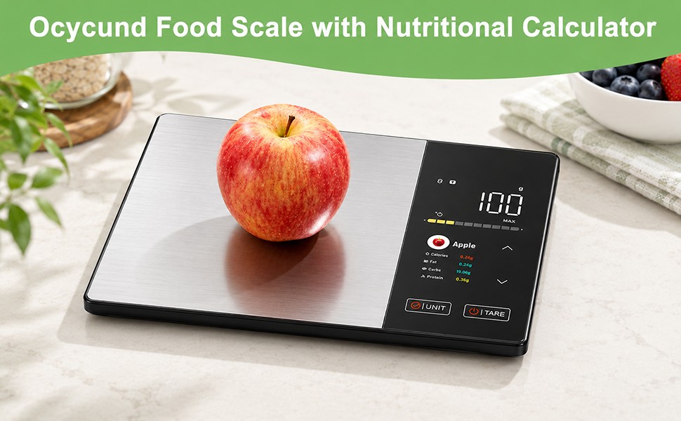 food scale with nutritional calculator