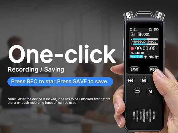 voice recorder with playback