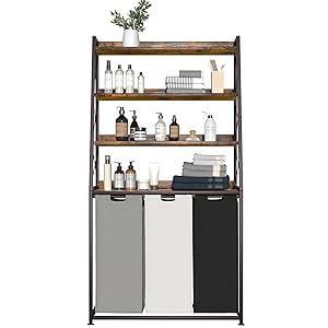 laundry hamper 3 section