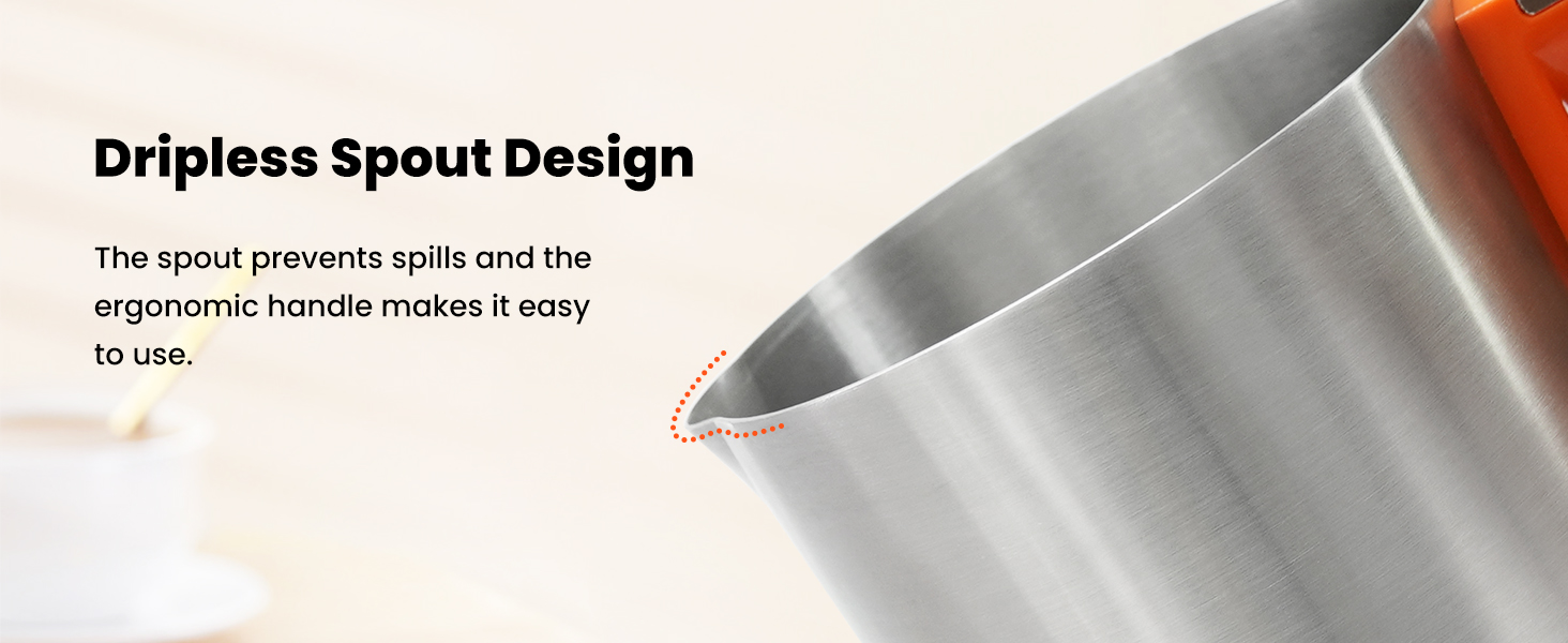 dripless spout design