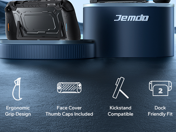 JEMDO Dockable Split Protective Grip Case for Switch 2