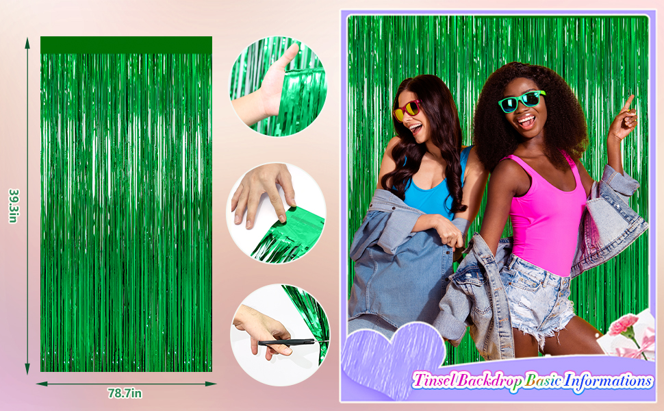 Tinsel Backdrop