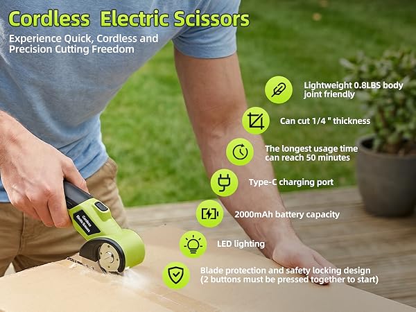 Cordlless Electric Scissors