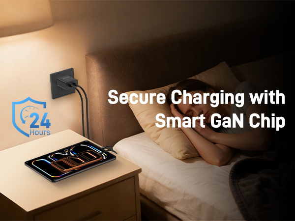 Secure Charging with Smart GaN Chip