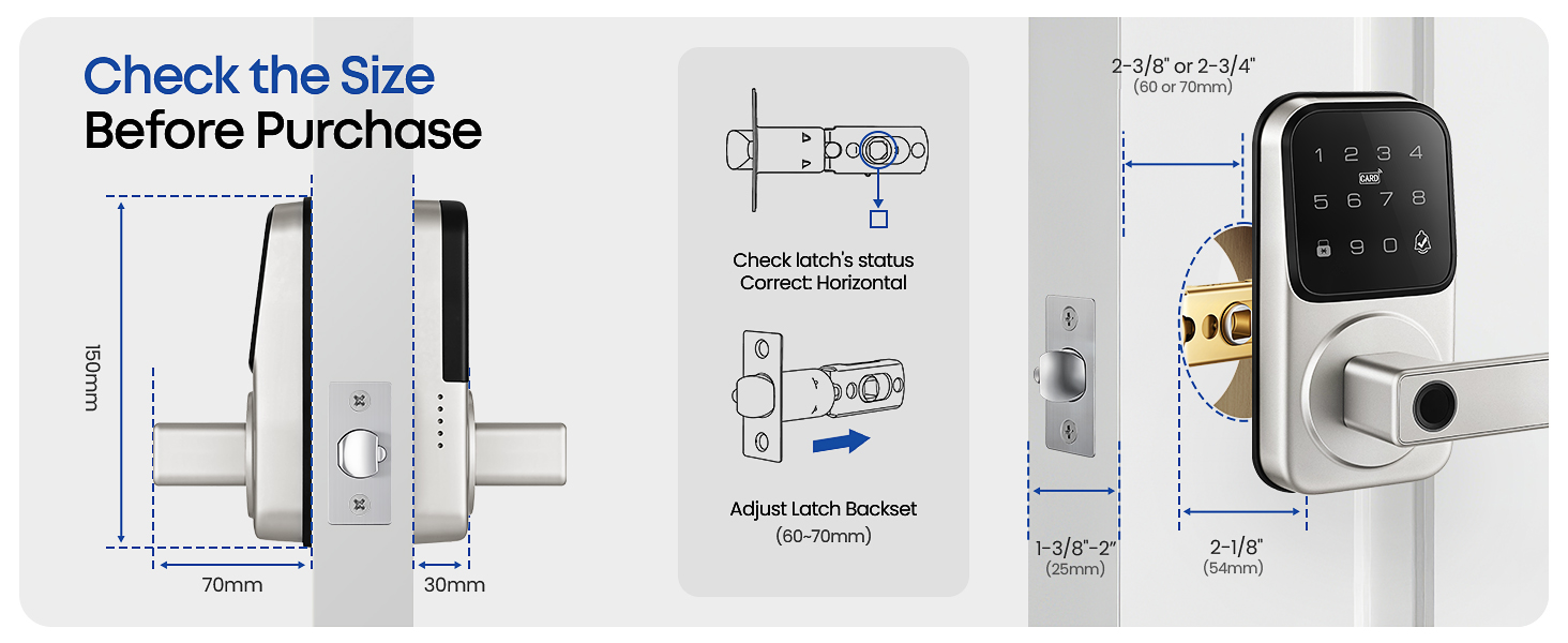 Smart Door Lock with Handle