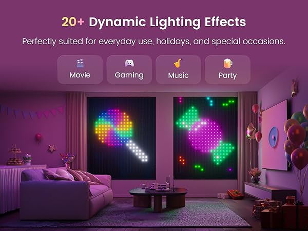 Smart Curtain Light for Christmas/Halloween/New Year