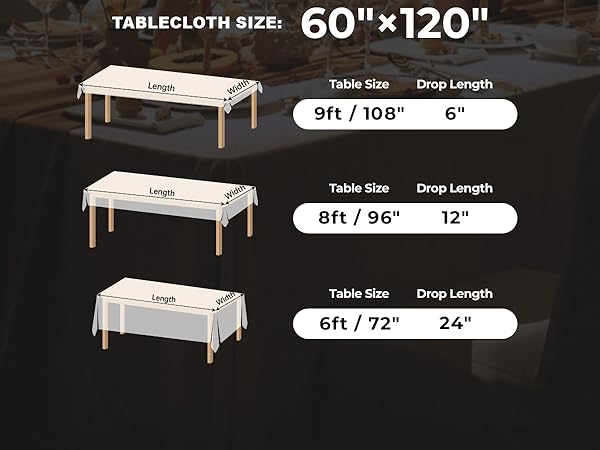 table cloth white rectangle tablecloths rectangular for 4 foot tables wedding fabric polyester party