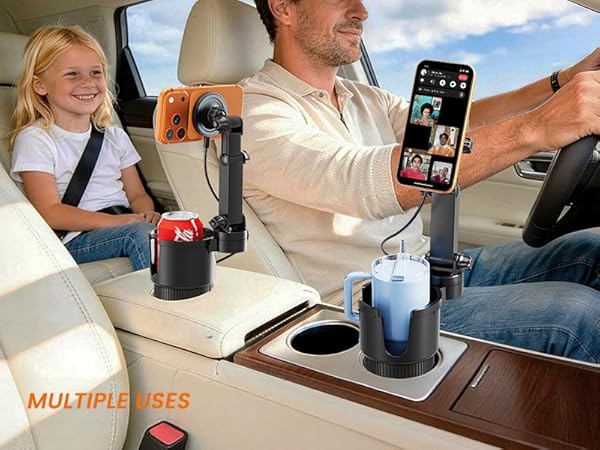 iPhone 17 Pro Max MagSafe Car Charger Cup Holder Mount