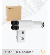 4-in-1 PTFE Adapter Compatible with Bambu Lab X1 Series and P1 Series,Filament Bowden Tube Expans...