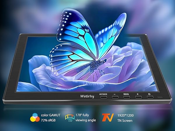 178° Wide Viewing Angle Display