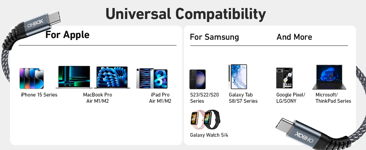 usb c to usb c charging cable