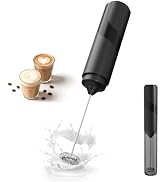 CIRCLE JOY Portable Milk Frother Hanheld, Battery Operated Electric Coffee Frother Wand Drink Mix...