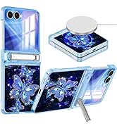 Hekodonk for Galaxy Z Flip 7 Case,[Compatible with MagSafe][Glow in The Dark][Front Screen Protec...