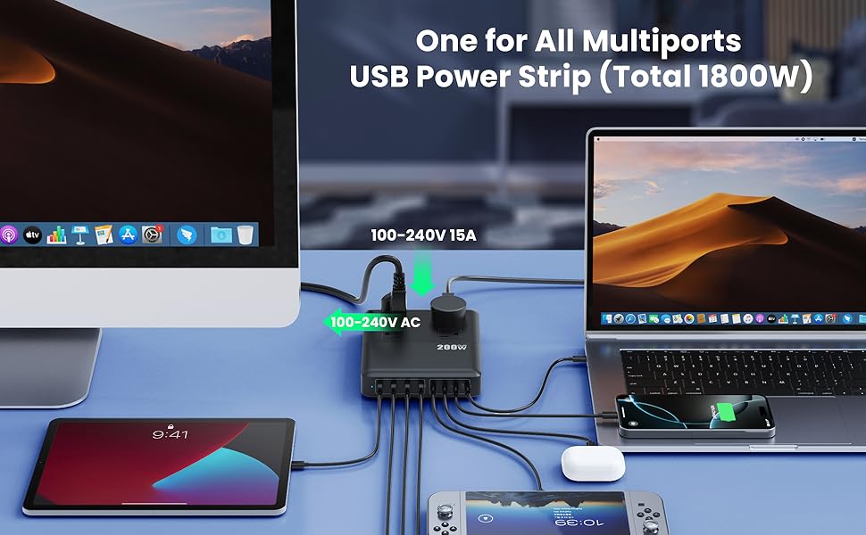 power strip with usb ports