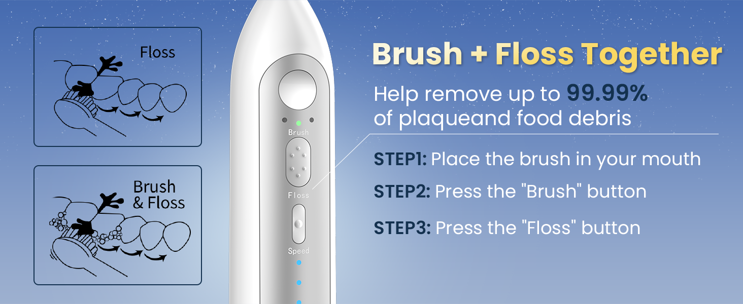 water flosser toothbrush