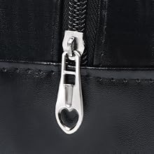 Make-up bags with smooth zipper